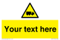 WV5113: Custom Lorry Hazard Sign