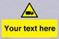 WV5113: Custom Lorry Hazard Sign