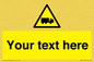 WV5113: Custom Lorry Hazard Sign