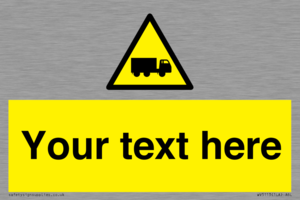 WV5113: Custom Lorry Hazard Sign