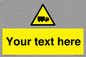 WV5113: Custom Lorry Hazard Sign