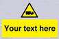 WV5113: Custom Lorry Hazard Sign