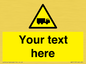 WV5113: Custom Lorry Hazard Sign