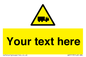 WV5113: Custom Lorry Hazard Sign