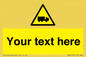 WV5113: Custom Lorry Hazard Sign