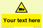 WV5113: Custom Lorry Hazard Sign