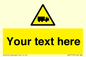 WV5113: Custom Lorry Hazard Sign