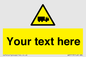 WV5113: Custom Lorry Hazard Sign