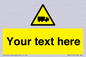 WV5113: Custom Lorry Hazard Sign