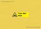WV5113: Custom Lorry Hazard Sign
