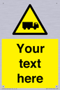 WV5113: Custom Lorry Hazard Sign