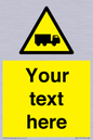 WV5113: Custom Lorry Hazard Sign