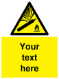 WV5120: Custom Gas Cylinder Sign