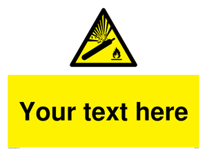 WV5120: Custom Gas Cylinder Sign