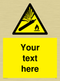 WV5120: Custom Gas Cylinder Sign
