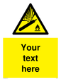 WV5120: Custom Gas Cylinder Sign