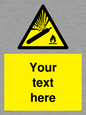 WV5120: Custom Gas Cylinder Sign