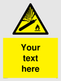 WV5120: Custom Gas Cylinder Sign