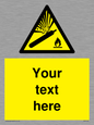 WV5120: Custom Gas Cylinder Sign