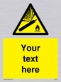 WV5120: Custom Gas Cylinder Sign
