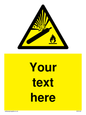 WV5120: Custom Gas Cylinder Sign