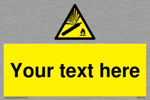 WV5120: Custom Gas Cylinder Sign