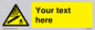 WV5120: Custom Gas Cylinder Sign