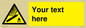 WV5120: Custom Gas Cylinder Sign