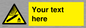WV5120: Custom Gas Cylinder Sign