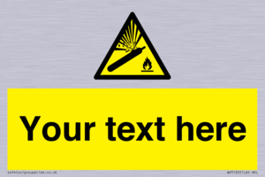 WV5120: Custom Gas Cylinder Sign