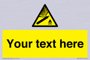 WV5120: Custom Gas Cylinder Sign