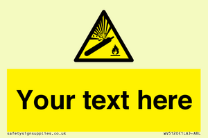 WV5120: Custom Gas Cylinder Sign