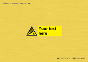 WV5120: Custom Gas Cylinder Sign