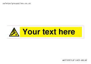 WV5120: Custom Gas Cylinder Sign