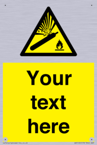 WV5120: Custom Gas Cylinder Sign