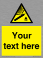 WV5120: Custom Gas Cylinder Sign