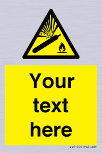 WV5120: Custom Gas Cylinder Sign