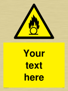 WV5121: Custom Oxidising Sign