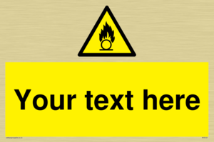 WV5121: Custom Oxidising Sign