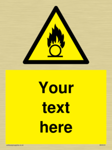 WV5121: Custom Oxidising Sign