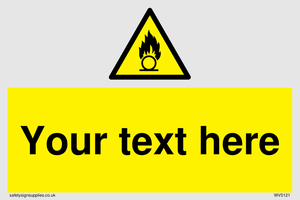 WV5121: Custom Oxidising Sign