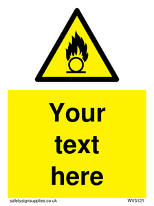 WV5121: Custom Oxidising Sign