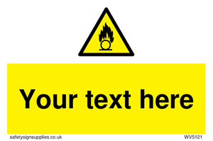 WV5121: Custom Oxidising Sign