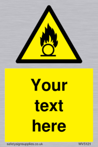 WV5121: Custom Oxidising Sign