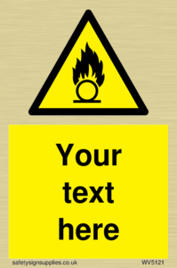 WV5121: Custom Oxidising Sign