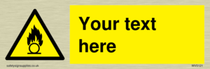 WV5121: Custom Oxidising Sign