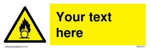 WV5121: Custom Oxidising Sign