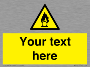 WV5121: Custom Oxidising Sign