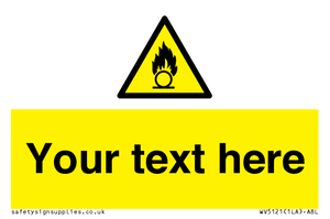 WV5121: Custom Oxidising Sign