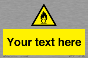 WV5121: Custom Oxidising Sign